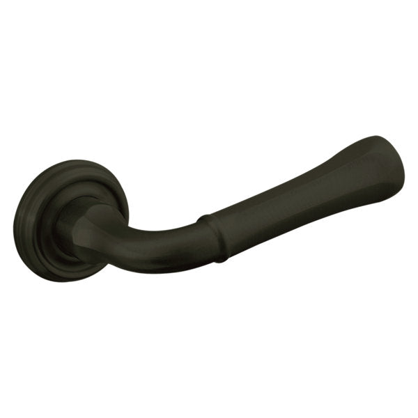 Baldwin Hardware Manija 5113 con Roseta 5078 — Negro satinado — Dummy completo