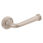 Baldwin Hardware Manija 5116 con Roseta 5070 — Níquel pulido Lifetime — Dummy completo