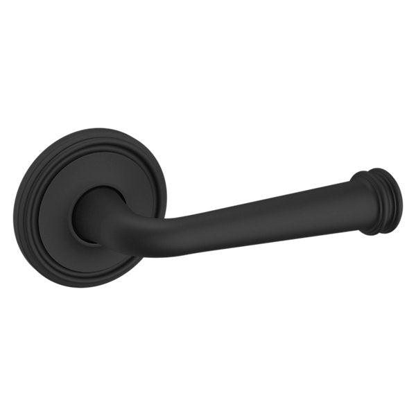 Baldwin Hardware Manija 5116 con Roseta 5070 — Negro satinado — Paso