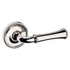 Baldwin Hardware Manija 5118 con Roseta 5076 — Níquel pulido Lifetime — Privacidad