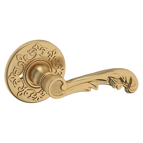 Baldwin Hardware Manija 5121 con Roseta R012 — Latón vintage — Privacidad
