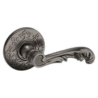 Baldwin Hardware Manija 5121 con Roseta R012 — Níquel grafito Lifetime — Paso