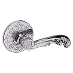 Baldwin Hardware Manija 5121 con Roseta R012 — Cromo pulido — Paso