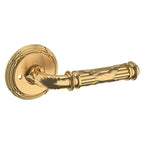 Baldwin Hardware Manija 5122 con Roseta 5022 — Latón satinado Lifetime — Privacidad
