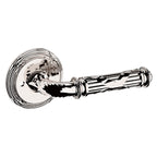 Baldwin Hardware Manija 5122 con Roseta 5022 — Níquel pulido Lifetime — Privacidad