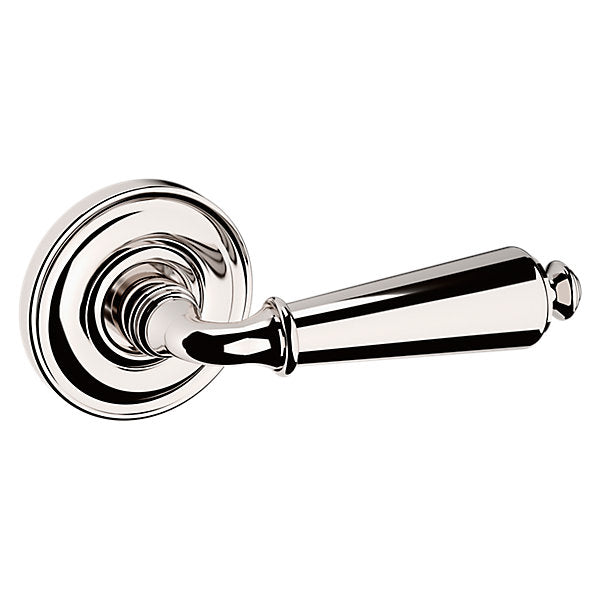 Baldwin Hardware Manija 5125 con Roseta 5048 — Níquel pulido Lifetime — Paso