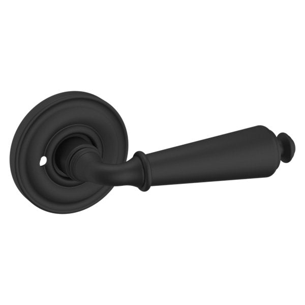 Baldwin Hardware Manija 5125 con Roseta 5048 — Negro satinado — Privacidad