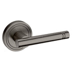 Baldwin Hardware Manija 5138 con Roseta 5047 — Níquel grafito Lifetime — Paso