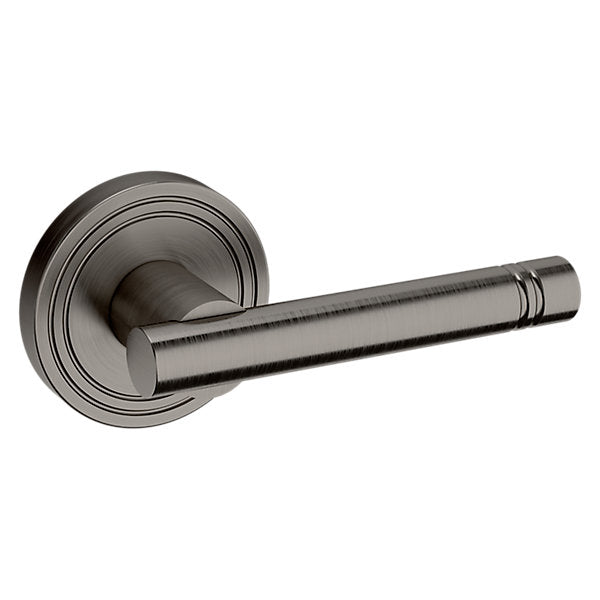 Baldwin Hardware Manija 5138 con Roseta 5047 — Níquel grafito Lifetime — Paso