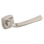 Baldwin Hardware Manija 5141 con Roseta R033 — Níquel pulido Lifetime — Dummy completo