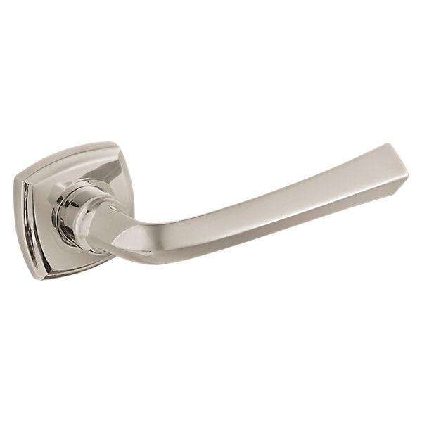 Baldwin Hardware Manija 5141 con Roseta R033 — Níquel pulido Lifetime — Dummy completo