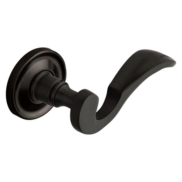 Baldwin Hardware Manija 5152 con Roseta 5017 — Negro satinado — Dummy completo