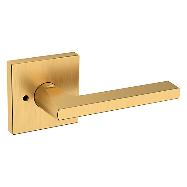 Baldwin Hardware Manija 5162 con Roseta R017 — Latón satinado Lifetime — Privacidad