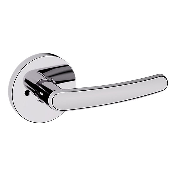 Baldwin Hardware Manija 5165 con Roseta 5046 — Cromo pulido — Privacidad