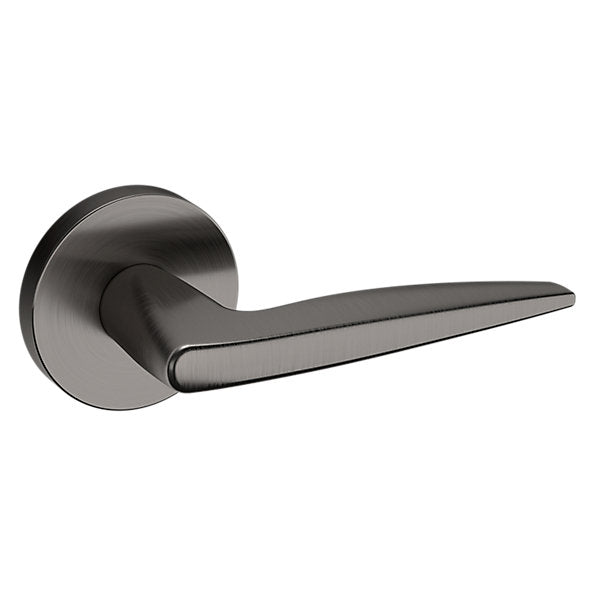 Baldwin Hardware Manija 5166 con Roseta 5046 — Níquel grafito Lifetime — Paso