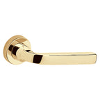 Baldwin Hardware Manija 5190 con Roseta R017 — Latón pulido Lifetime (PVD) — Dummy completo