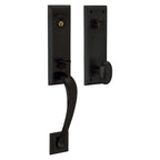 Baldwin Hardware Juego de Entrada 6403 Cody — Negro satinado
