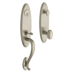 Baldwin Hardware Juego de Entrada 85360 Blakely — Níquel satinado Lifetime