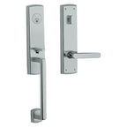 Baldwin Hardware Juego de Entrada 85386 Soho Doble Cilindro — Cromo pulido