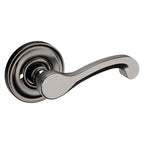 Baldwin Hardware Manija 5445V con Roseta 5048 — Níquel grafito Lifetime — Privacidad