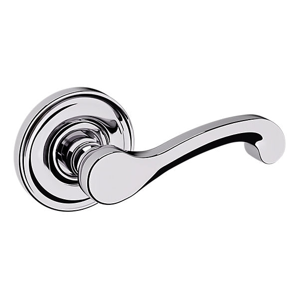 Baldwin Hardware Manija 5445V con Roseta 5048 — Cromo pulido — Paso