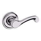Baldwin Hardware Manija 5445V con Roseta 5048 — Cromo pulido — Privacidad
