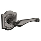 Baldwin Hardware Manija 5447V con Roseta R027 — Níquel grafito Lifetime — Privacidad