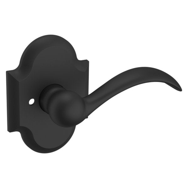 Baldwin Hardware Manija 5452V con Roseta R030 — Negro satinado — Privacidad