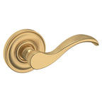 Baldwin Hardware Manija 5455V con Roseta 5048 — Latón vintage — Paso