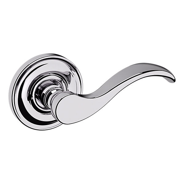 Baldwin Hardware Manija 5455V con Roseta 5048 — Cromo pulido — Privacidad