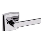 Baldwin Hardware Manija 5485V con Roseta R026 — Cromo pulido — Privacidad