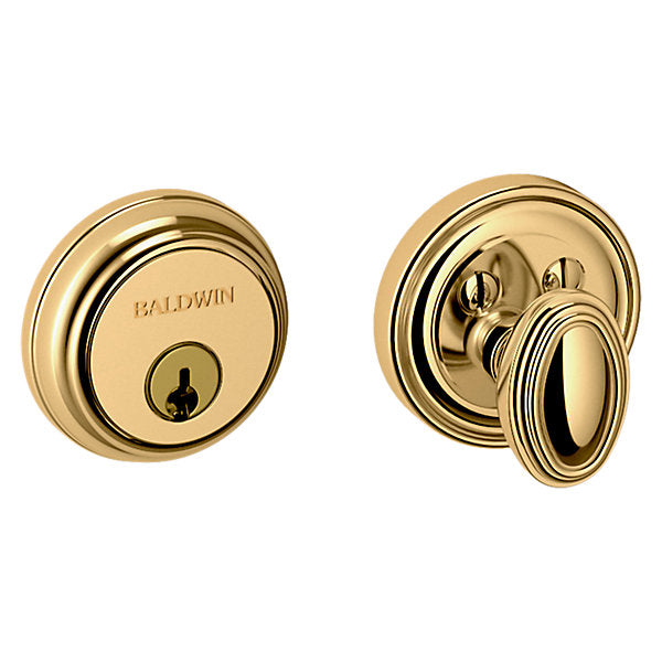 Baldwin Hardware Cerrojo 8031 — Latón pulido Lifetime (PVD)