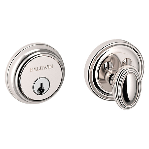 Baldwin Hardware Cerrojo 8031 — Níquel pulido Lifetime