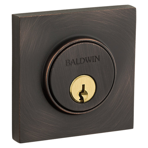 Baldwin Hardware Cerrojo 8220 Contemporary Square — Bronce veneciano