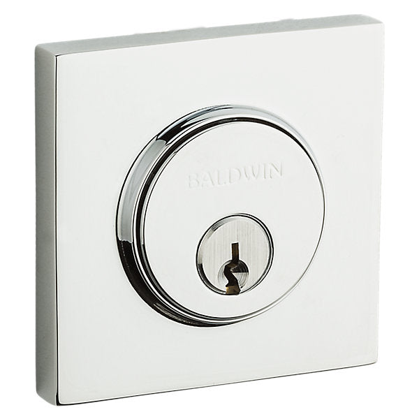 Baldwin Hardware Cerrojo 8220 Contemporary Square — Cromo pulido