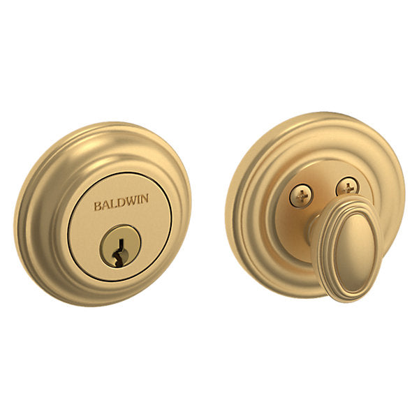 Baldwin Hardware Cerrojo 8231 Patio Function — Latón vintage
