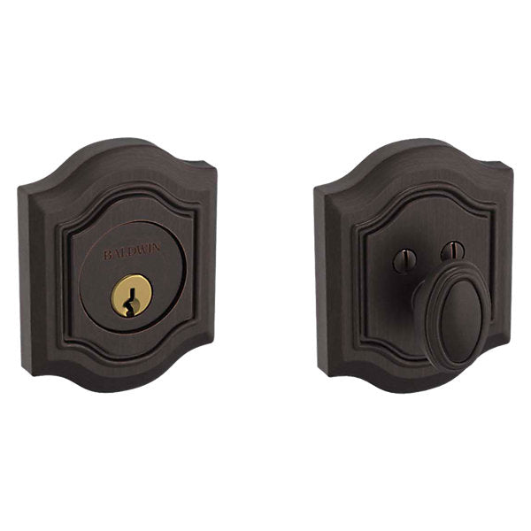 Baldwin Hardware Cerrojo 8237 Bethpage Ajustable Deadbo — Bronce veneciano
