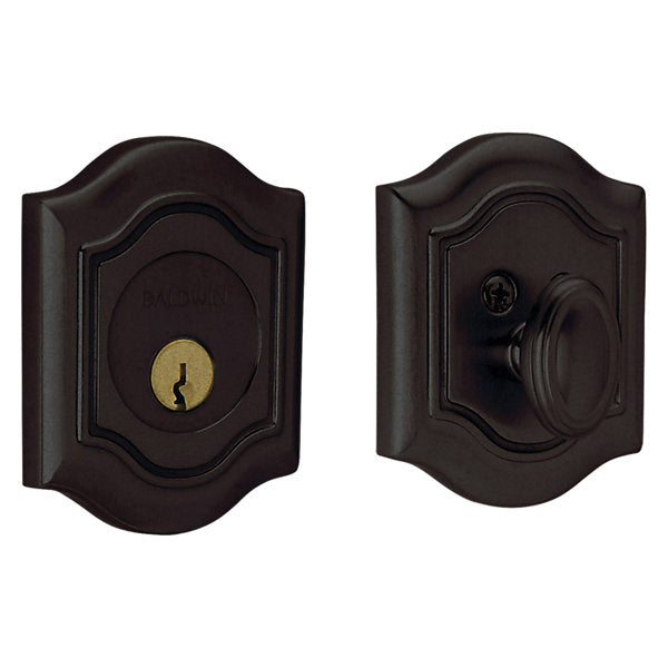 Baldwin Hardware Cerrojo 8237 Bethpage Ajustable Deadbo — Acabado 402