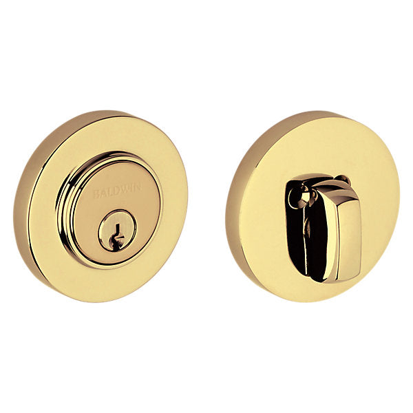 Baldwin Hardware Cerrojo 8244 Contempo 2 Ajustable — Latón sin laca