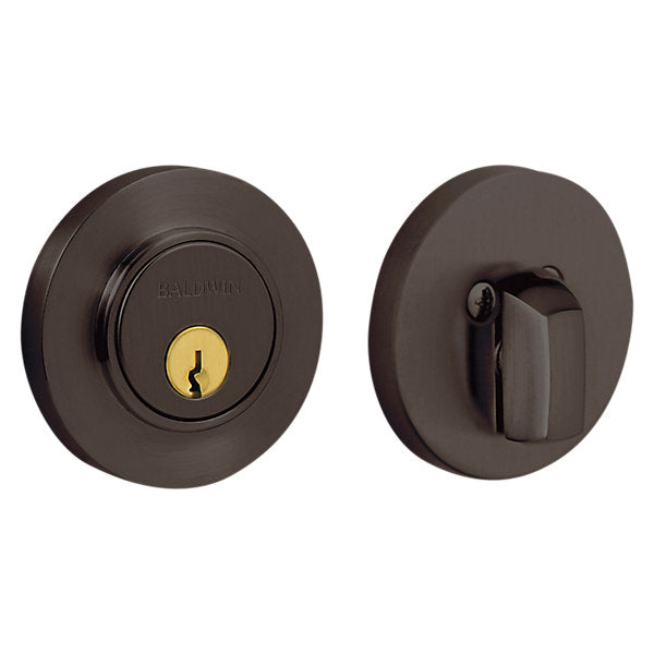 Baldwin Hardware Cerrojo 8244 Contempo 2 Ajustable — Bronce veneciano