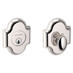 Baldwin Hardware Cerrojo 8252 Boldr Ajustable Deadbol T — Níquel pulido Lifetime