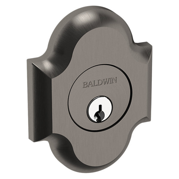 Baldwin Hardware Cerrojo 8252 Boldr Ajustable Deadbol T — Níquel grafito Lifetime