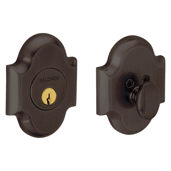 Baldwin Hardware Cerrojo 8252 Boldr Ajustable Deadbol T — Bronce veneciano