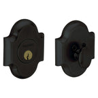 Baldwin Hardware Cerrojo 8252 Boldr Ajustable Deadbol T — Negro satinado