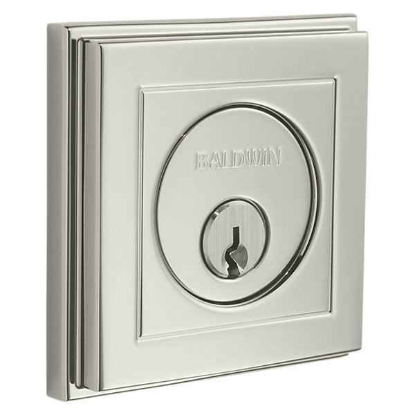 Baldwin Hardware Cerrojo 8260 Hollywood Hills — Níquel pulido Lifetime