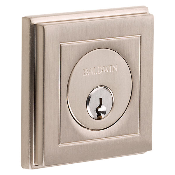 Baldwin Hardware Cerrojo 8260 Hollywood Hills — Níquel satinado Lifetime