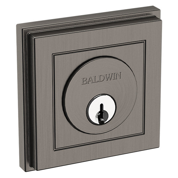 Baldwin Hardware Cerrojo 8260 Hollywood Hills — Níquel grafito Lifetime