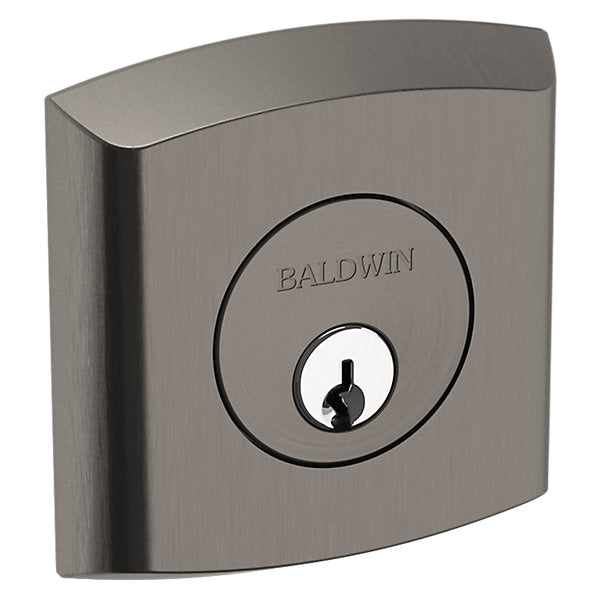 Baldwin Hardware Cerrojo 8285 Soho Ajustable — Níquel grafito Lifetime