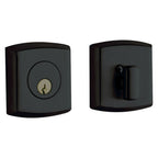Baldwin Hardware Cerrojo 8285 Soho Ajustable — Negro satinado