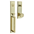 Baldwin Hardware Juego de Entrada 85310 Hollywood Hills Doble Cilindro — Latón pulido Lifetime (PVD)